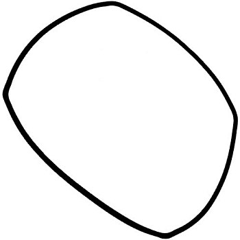 CDA 0040400075 Genuine Main Oven Door Seal