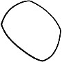 CDA 0040400075 Genuine Main Oven Door Seal