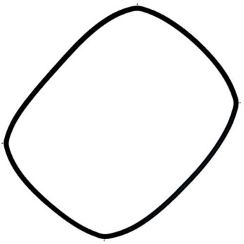 Pitsos 00754066 Genuine Main Oven Door Seal