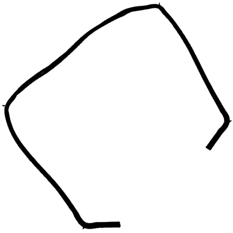 Raymond 255300007 Genuine Main Oven Door Seal