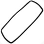 Howdens 255440114 Genuine Top Oven Door Seal