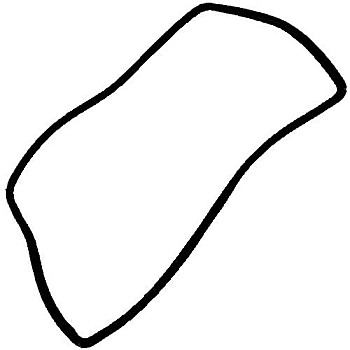 Beko 255440144 Genuine Main Oven Door Seal