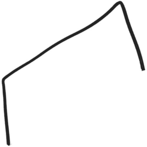 Beko 255920005 Genuine Top Oven Door Seal