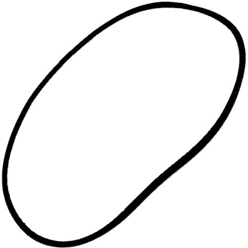 Flavel 255920011 Genuine Main Oven Inner Door Glass Seal