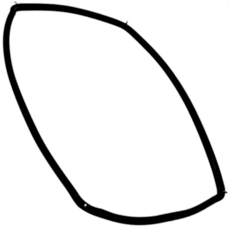 Rex 3871132019 Genuine Top Oven Door Seal