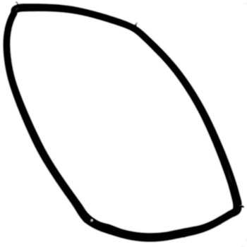 Tricity Bendix 3871132019 Genuine Top Oven Door Seal