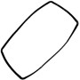 Linetech 42200657 Genuine Main Oven Door Seal