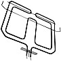 Hoover 42800790 Genuine Grill Element