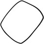 Candy 455100004 Genuine Main Oven Door Seal