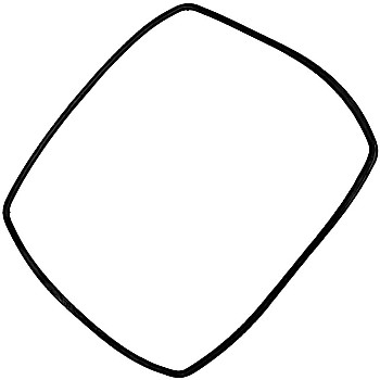 Beko 455100004 Genuine Main Oven Door Seal