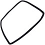 Flavel 455300001 Genuine Main Oven Door Seal