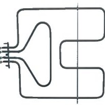 Hygena 524019600 Lower Oven Element