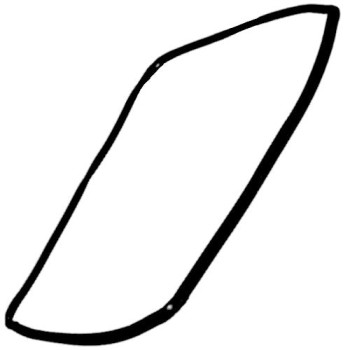 John Lewis 754132040 Genuine Right Hand Oven Door Seal