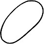 Amica 8058340 Genuine Small Oven Door Seal