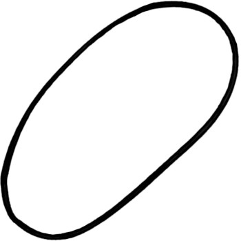 CDA 8058340 Genuine Small Oven Door Seal