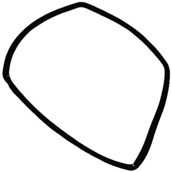 John Lewis BZ411192 Genuine Main Oven Door Seal