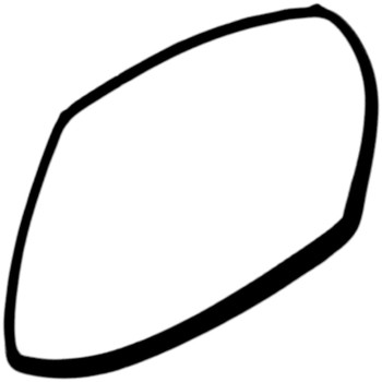 John Lewis BZ411195 Genuine Small Oven Door Seal