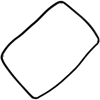 Bauknecht C00340466 Genuine Main Oven Door Seal