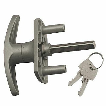 King T-Handle Lock 75mm Long Shaft