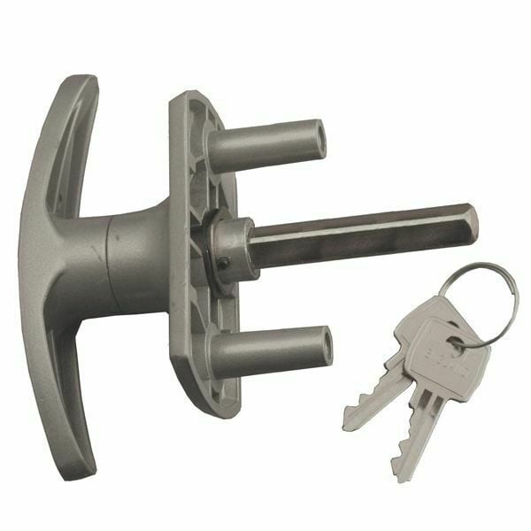 King T-Handle Lock 75mm Long Shaft